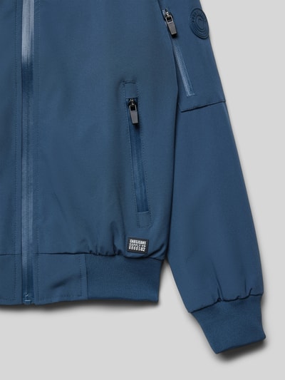 CARS JEANS Bomberjacke mit Reißverschlusstaschen Modell 'FETHERS' Rauchblau 2