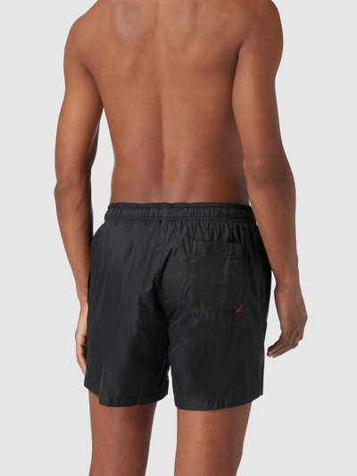 HUGO Badehose mit Logo-Print Black 4