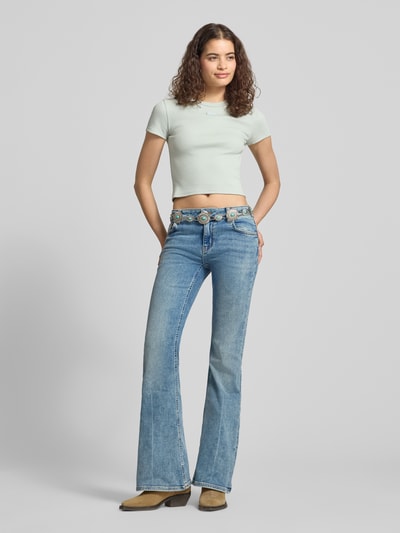 HUGO Blue bootcut jeans van katoenmix in 5-pocketmodel Jeansblauw - 1