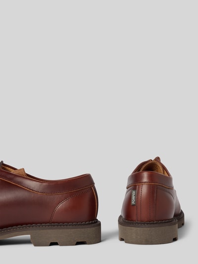 POMPEII BRAND Mokasyny ze skóry naturalnej model ‘Latymer’ Średniobrązowy 2