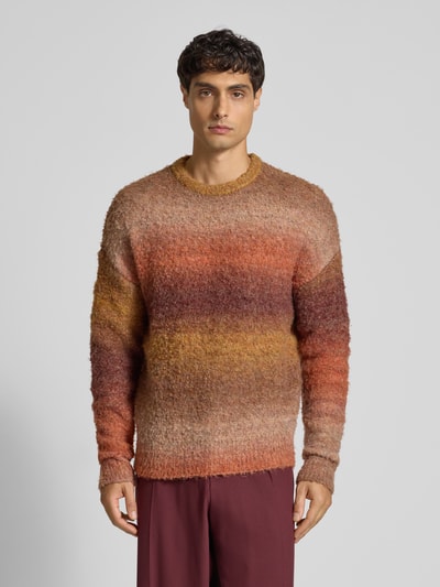 JAKE*S STUDIO MEN Regular Fit Pullover in Strick-Optik Rot 4