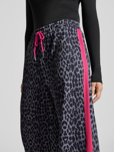 OH APRIL Joggingbroek met elastische band, model 'Kael' Lichtgrijs gemêleerd - 3