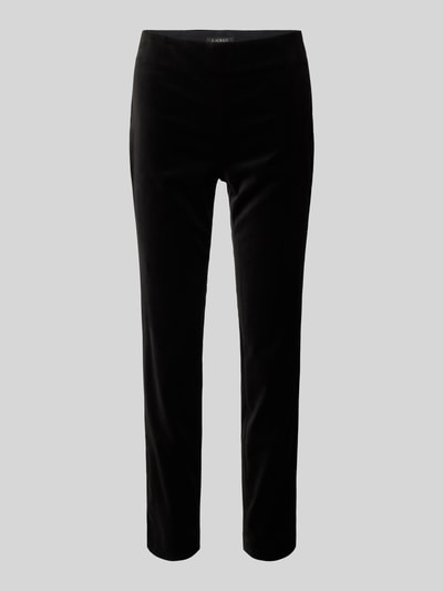 Lauren Ralph Lauren Regular Fit Hose mit seitlichem Reißverschluss Modell 'KESLINA' Black 1