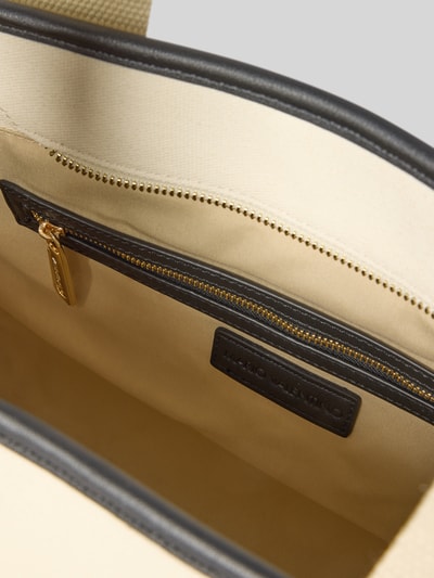 VALENTINO BAGS Handtasche mit Label-Details Modell 'CANDLE' Ecru 4