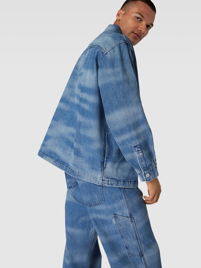 Bonsai Oversized Jeanshemd mit Brusttasche Jeansblau 3