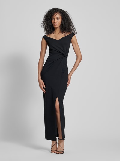 SISTAGLAM Abendkleid mit Knotendetail Black 4