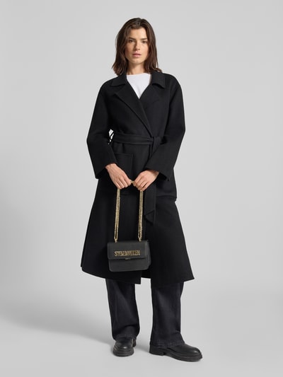 Steve Madden Crossbodytas met logo-applicatie, model 'Stakes' Zwart - 1