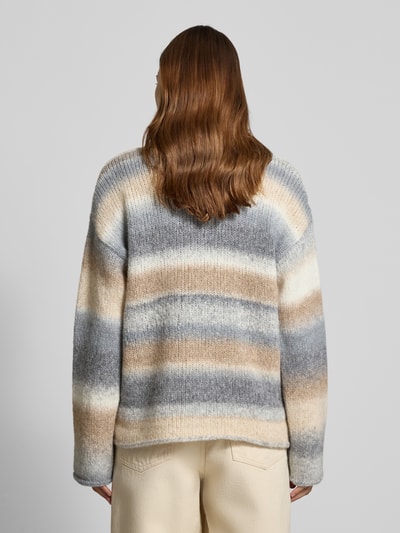 Milano Italy Golf z mieszanki wełny z dodatkiem wełny z alpaki Złamany biały 5