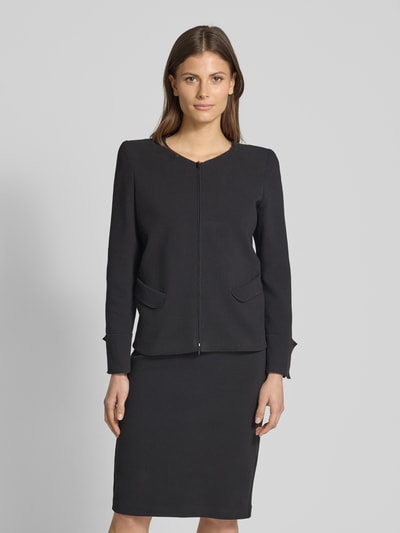 Emporio Armani Blazer mit Rundhalsausschnitt Black 4