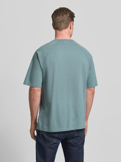 CK Calvin Klein Regular Fit T-Shirt aus reiner Baumwolle Helltuerkis 5