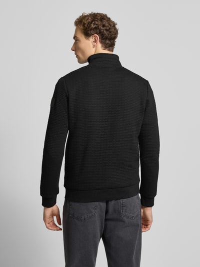 Tom Tailor Denim Loose fit sweatjack van katoenmix Zwart - 5