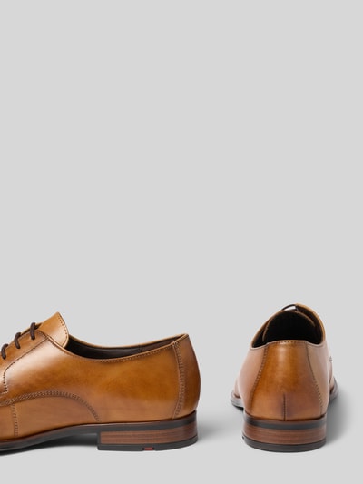 Lloyd Derby-Schuhe aus Leder Modell 'Sabre' Cognac 2