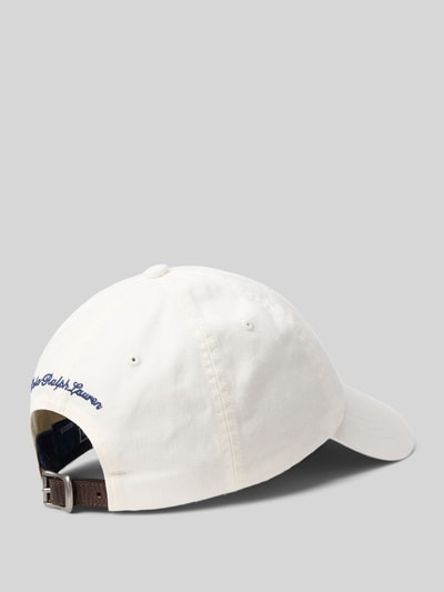 Polo Ralph Lauren Basecap mit Label Stitching Weiss 2