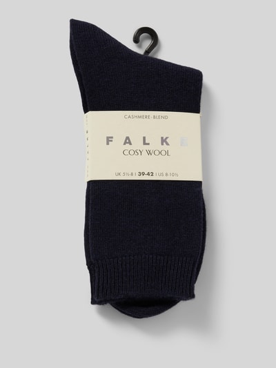 Falke Socken mit hochwertigem Woll-Kaschmir-Mix Modell 'COSY WOOL' Dunkelblau 3