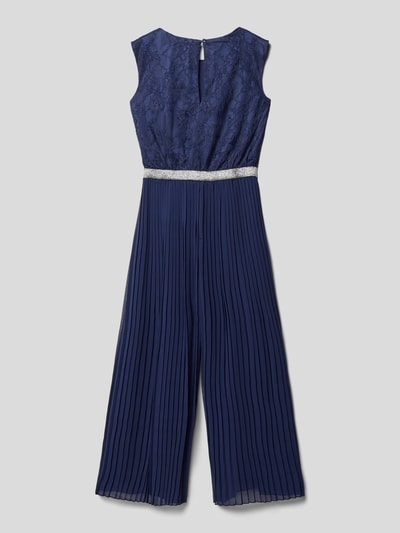 Happy Girls Jumpsuit mit Spitzenbesatz Marine 3