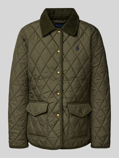 Polo Ralph Lauren Gewatteerd jack met platte kraag en klepzakken Flessengroen - 2