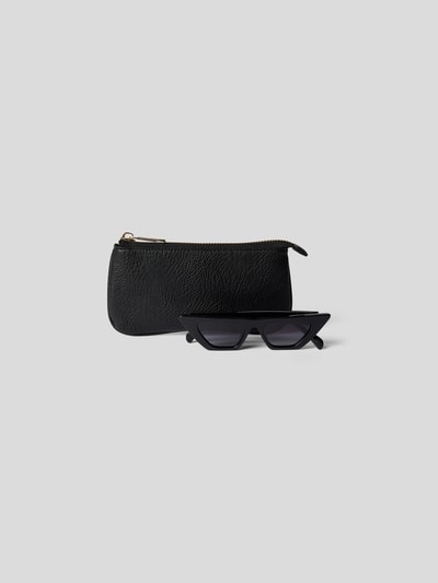 Anine Bing Sonnenbrille im Cat-Eye-Stil Schwarz 5