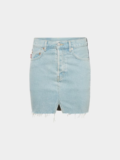 VETEMENTS Mini-Jeansrock im Used-Look Blau 2