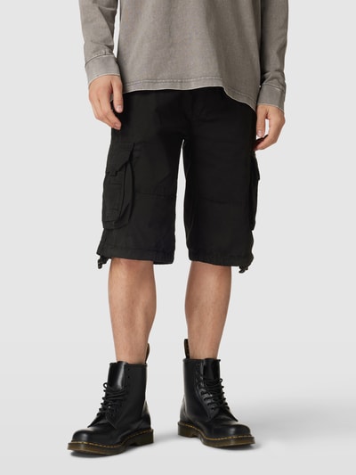 Alpha Industries Bermudas mit Cargotaschen Modell 'JET' Black 4