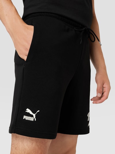 PUMA PERFORMANCE Sweatshorts mit Label-Print Black 3