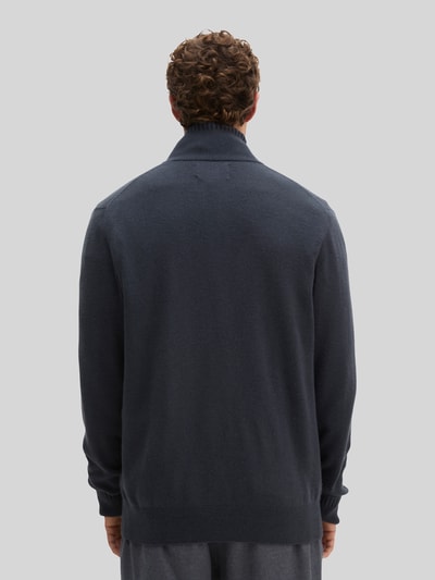 Marc O'Polo Regular Fit Strickjacke aus Baumwoll-Mix Marine 5