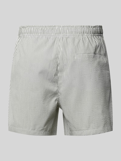 Only & Sons Badehose mit Strukturmuster Modell 'TED' Hellgrau 3