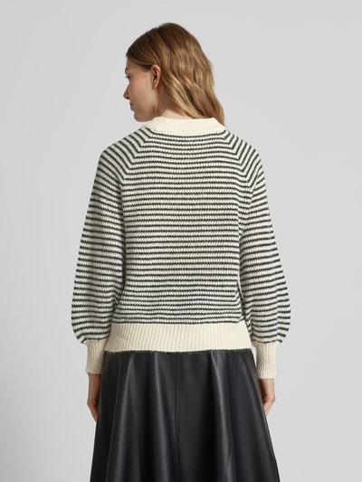 Vila Gebreide pullover met ronde hals, model 'SOFINA' Beige - 5