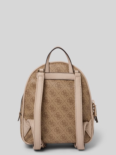 Guess Rugzak met hengsel, model 'MANHATTAN' Lichtbruin - 4