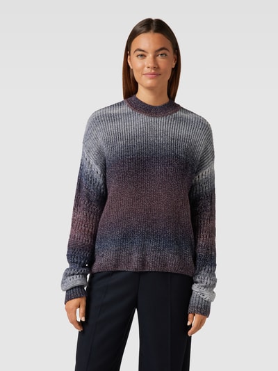 Esprit Collection Strickpullover in Melange-Optik Aubergine 4