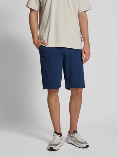 Blend Regular Fit Sweatshorts mit Strukturmuster Modell 'CASPER' Marine 4