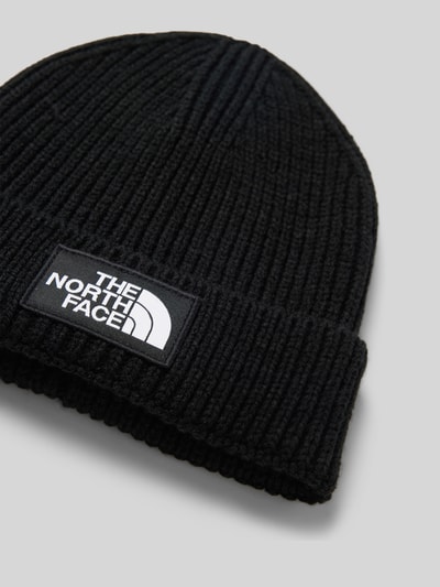 The North Face Strickmütze mit Label-Patch Black 2