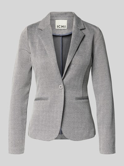 ICHI Blazer mit Reverskragen Modell 'KATE' Hellgrau 2
