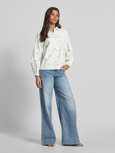 B.Young Regular Fit Hemdbluse mit Ballonärmeln Modell 'HASEL' Offwhite 1