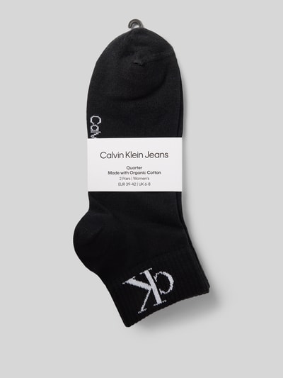 Calvin Klein Jeans Socken mit Label-Print im 2er-Pack Black 3