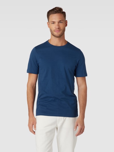 s.Oliver RED LABEL T-Shirt mit Logo-Stitching Blau 4