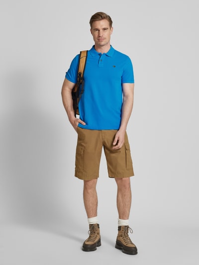 camel active Poloshirt mit Label-Stitching Royal 1