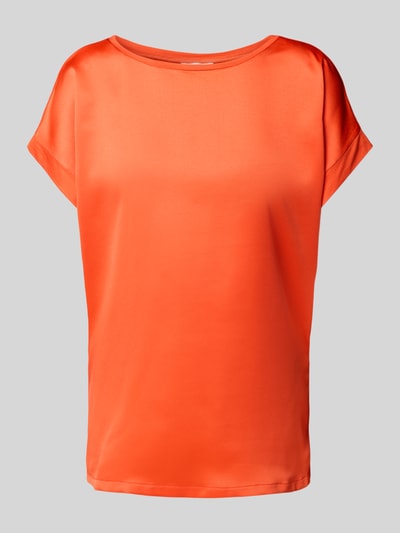 Christian Berg Woman Regular Fit Blusenshirt mit Kappärmeln Dunkelorange 1