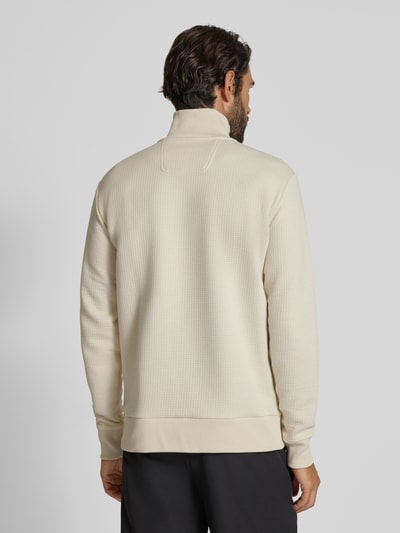 BOSS Green Regular fit sweatshirt met katoen, model 'LEAGUE' Beige - 5