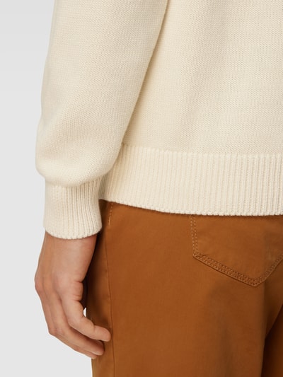 Esprit Strickpullover mit Muster Modell 'JAQUARD' Beige 3