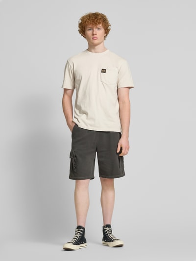 Superdry T-shirt met labeldetail Offwhite - 1