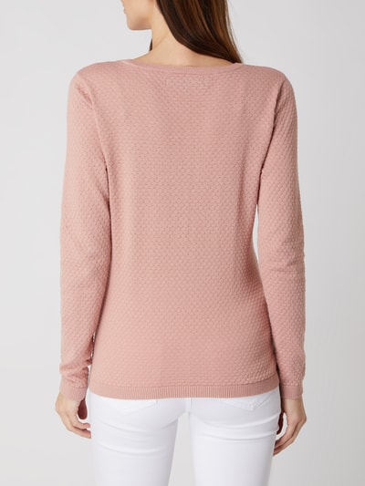 Vero Moda Pullover aus Bio-Baumwolle Modell 'Care' Hellrosa 5