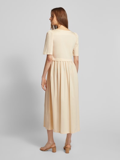 Weekend Max Mara Midi-jurk met ronde hals, model 'SNACK' Zand - 5