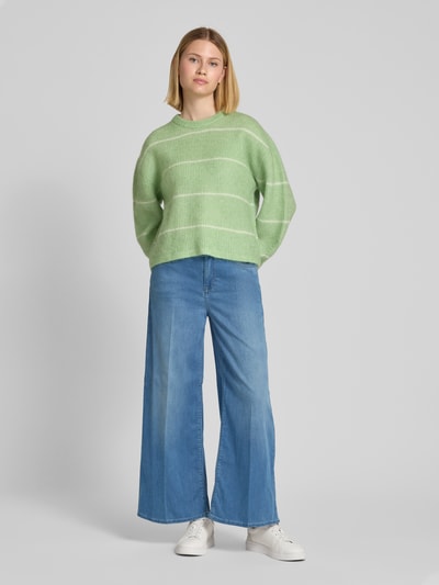 Raffaello Rossi Jeans in verkorte pasvorm, model 'SVENTY' Blauw - 1