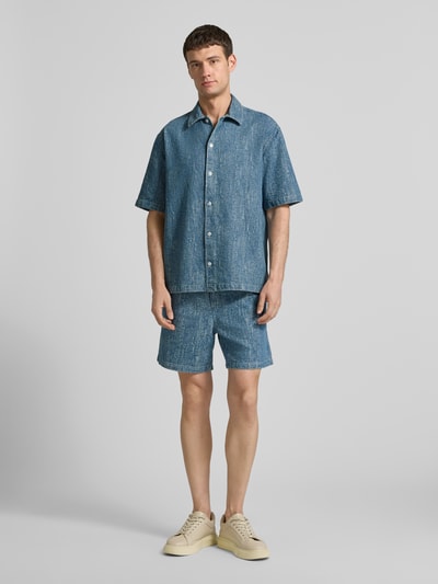 Samsøe Samsøe Shorts mit elastischem Bund Blau 1