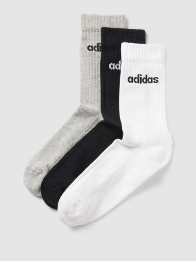 ADIDAS SPORTSWEAR Socken mit Label-Detail im 3er-Pack Mittelgrau 1