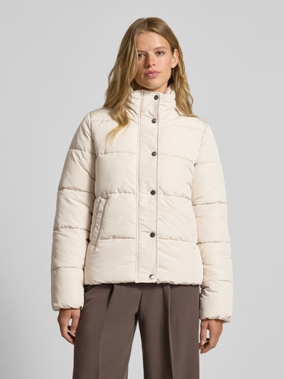 Only Kurtka pikowana o kroju regular fit ze stójką model ‘NEWCOOL’ Złamany biały 4