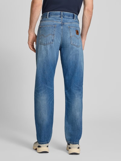 Carhartt Work In Progress Straight Fit Jeans aus reiner Baumwolle Modell "MARLOW" Jeansblau 5