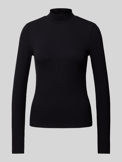 Vero Moda Longsleeve mit Stehkragen Modell 'MARY' Black 2