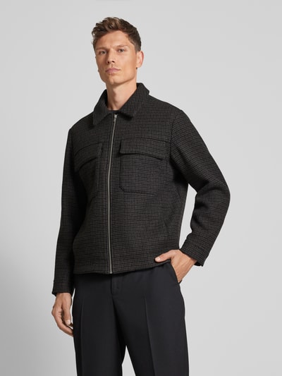 Jack & Jones Premium Jack met kentkraag, model 'BLURUSSEL' Zwart - 4