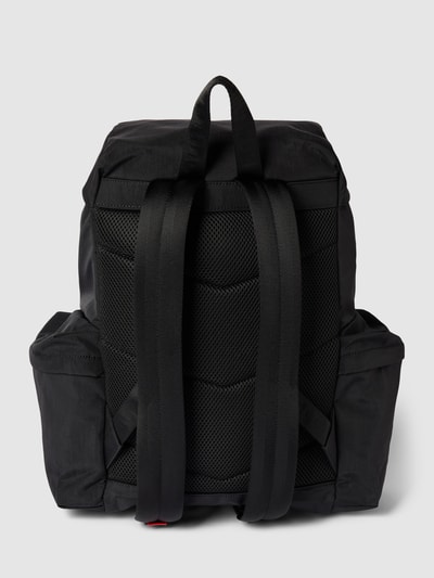 HUGO Rucksack mit Label-Details Modell 'Luka' Black 5